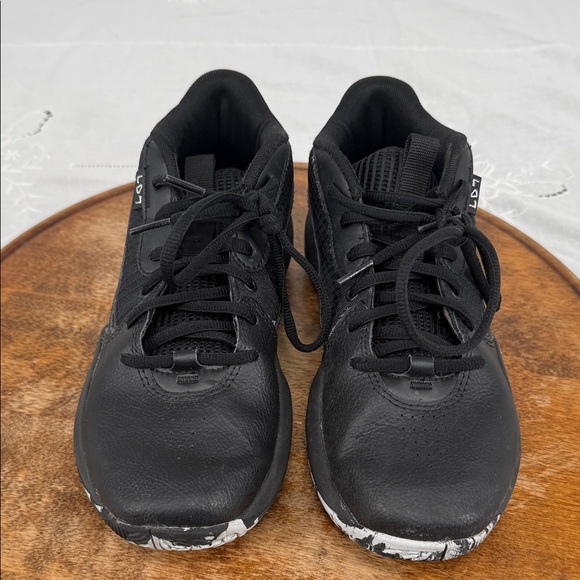 Under Armour Shoes Youth 6 LD7 Black High Top Basketball Athletic Sneakers - Picture 3 of 12